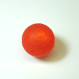 Polaris-Perle Struktur 14mm orange